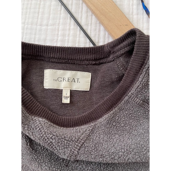 THE GREAT SLOUCH SWEATSHIRT SIZE MEDIUM WASHED BLACK - Picture 3 of 4